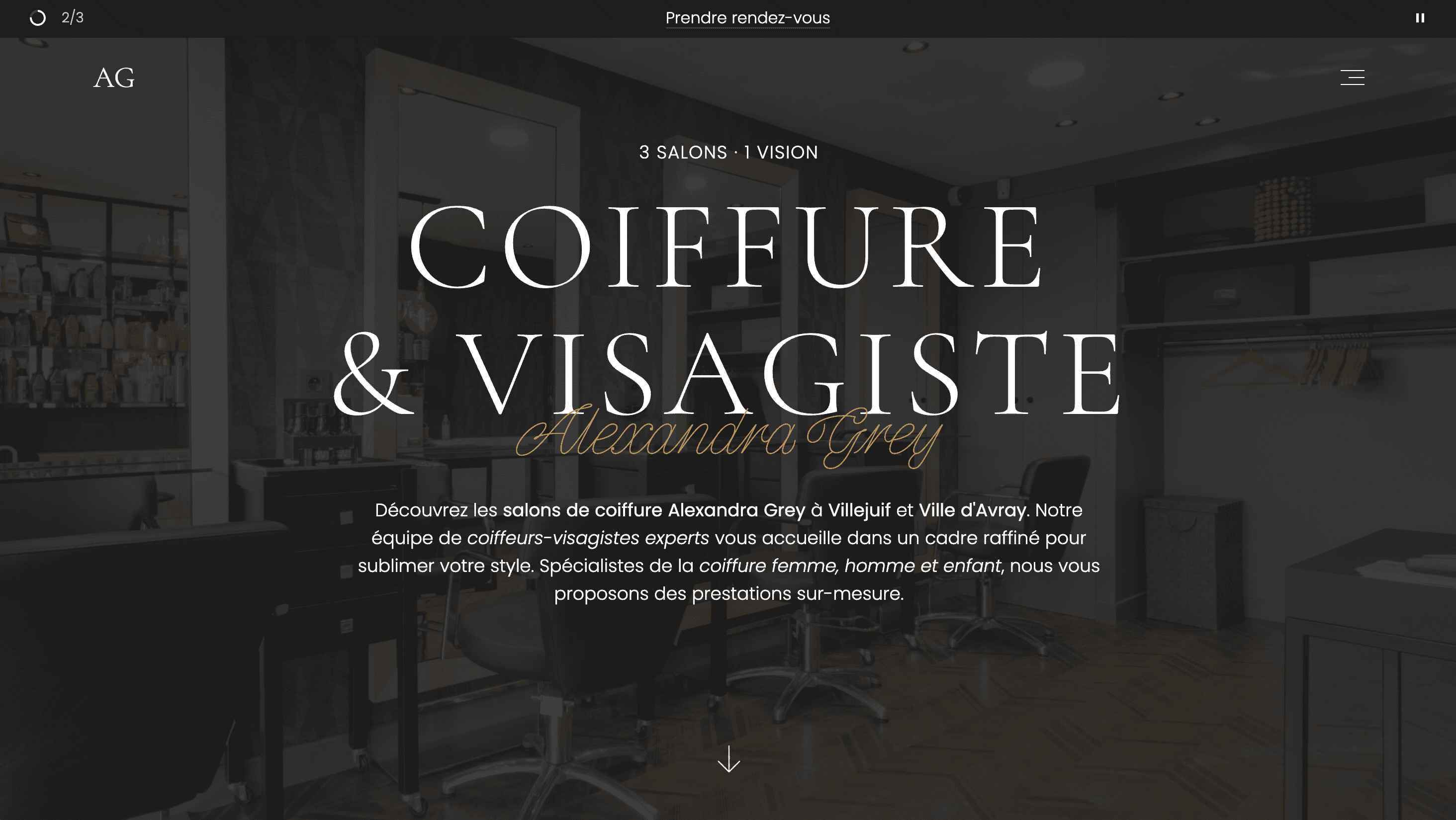 Mockup de Alexandra